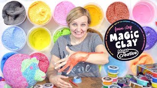 Magic Clay Masa odbiająca piankowa i krystaliczna Mega Creative [upl. by Siuqcram]