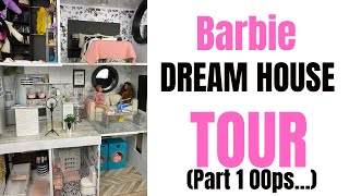 Barbie Dream House Tour Part 1 [upl. by Warms]