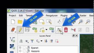 Tutorial INTERSECT di QGIS [upl. by Acila]