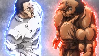 Biscuit Oliva vs Rahon Shobun Full Fight Scene  Eng Dub 4K  Baki Raitai Tournament [upl. by Nagiem]