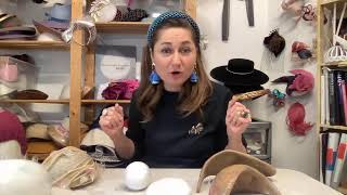 Alternative Hat Blocks for Beginners Hat Making tutorials with Elena Shvab Millinery London [upl. by Sukhum525]