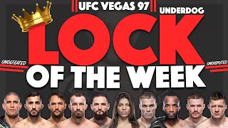 Jacobs LOCK OF THE WEEK for UFC Vegas 97  LOTW  We Want Picks UFCVegas97 [upl. by Adgam]