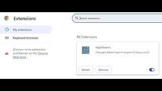 HyperSearch browser hijacker  how to remove [upl. by Pavkovic741]