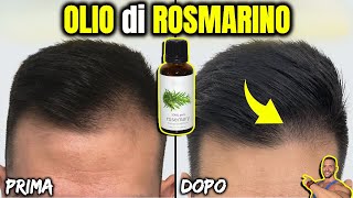 OLIO di ROSMARINO👉🏻il Nuovo METODO per far CRESCERE i CAPELLI e BLOCCARE la CADUTA [upl. by Joao]