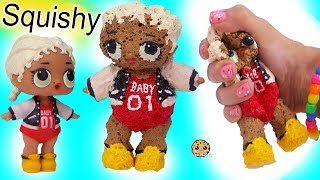 DIY SQUISHY DOLL  Handmade Do It Yourself Sponge Craft Video [upl. by Ahsot411]