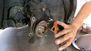 2005 Chevy Malibu 3 5L Front Brake Pads and Rotor Replacement [upl. by Trinidad]