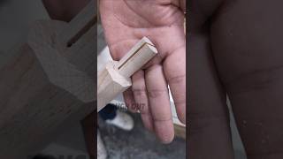 Wedge machining jig for round tenons compatible shorts [upl. by Eiluj]