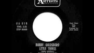 1965 HITS ARCHIVE Little Things  Bobby Goldsboro mono 45 [upl. by Esinned]