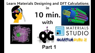 Introduction to Materials Studio Molecular Modeling Part 1 [upl. by Yluj]