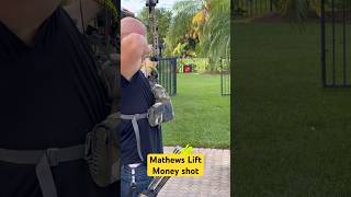 Mathews Lift money shot Backyard bullseye mathewsarchery archery bowhunting hunting ultraview [upl. by Toffic]