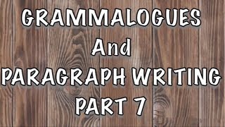 Grammalogues and Paragraph Writing  Part 7 [upl. by Axia749]