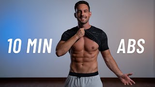 10 MIN INTENSE AB WORKOUT  At Home Sixpack Abs Routine No Equipment [upl. by Enilaf]