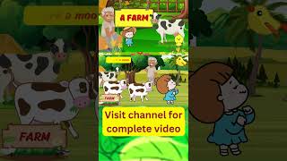 A FARMPoemStory for kids Moral Stories Mridang 1Chapter 3Unit 2Life Around UsClass 1 [upl. by Holmen]