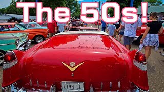 MSRA Back to the 50s classic car show footage Samspace81 vlog 50s 40s 30s 20s old automobiles only [upl. by Cary]