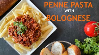 Penne Pasta with Bolognese sauce recipe  Learn how to make Keema Pasta with bolognese sauce [upl. by Veedis]