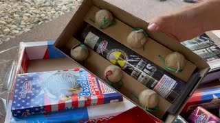 Lighting BACKYARD PARTY  Firework Assortment [upl. by Etnovahs]