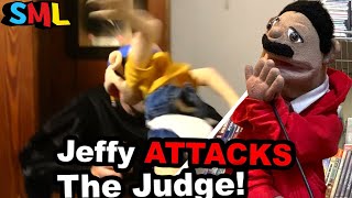 SML Movie Jeffy Attacks The Judge Reaction Puppet Reaction [upl. by Shedd]