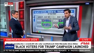 CNN reporter ‘perplexed’ after polling sees seismic shift with Black voters for Trump [upl. by Nagey171]