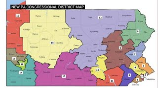 Pennsylvania high court issues new congressional district map [upl. by Custer564]