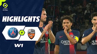 PARIS SAINTGERMAIN  FC LORIENT 0  0  Highlights  PSG  FCL  20232024 [upl. by Swiercz]