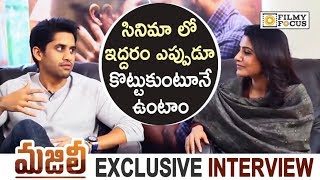 Naga Chaitanya Funny about Samantha and his Scenes in Majili Movie  Filmyfocuscom [upl. by Ainolopa]