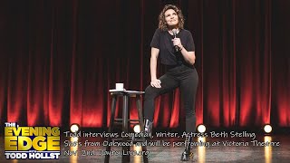 Todd interviews comedian Beth Stelling whos from Dayton Ohio and will be at Victoria Theatre Nov2 [upl. by Aeneas]