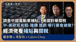 【堅離地政經】經濟佬看補貼與關稅：調査中國電動車補貼、美國對華關稅；中美歐貿易戰 誰賺 誰虧 哪行業會被徵 羅家聰博士、CalvinChoy、馮智政＠經濟佬看世界 [upl. by Adriana]