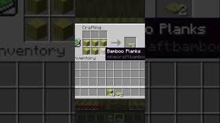 How to Craft a Bamboo Trapdoor in Minecraft 120 [upl. by Sherline]