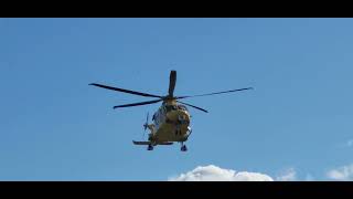 Dorset and Somerset Air Ambulance HLE10 GDSAA Taking off At Derriford 091024 [upl. by Thornie]