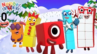 Contando grandes números 🧑‍🎄  Especial de Natal  Episódio 1  Numberblocks em português [upl. by Yttel]