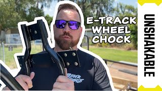 ETrack Motorcycle Wheel Chock  DC Cargo  Trailer Hustle How To [upl. by Edveh881]