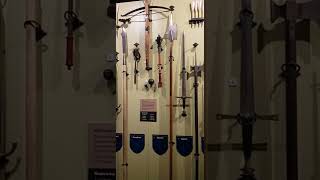 Weapons Used At The Battle Of Bosworth War Of The Roses Bosworth Heritage Centre England UK [upl. by Hennebery]