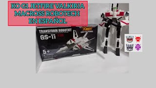 KO G1 JETFIRE ALIEXPRESS VALKIRIA MACROSS ROBOTECH BOOTLEG REVIEW EN ESPAÑOL [upl. by Inwat]