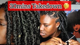 HOW TO TAKE OUT DISTRESSED BUTTERFLY LOCS  SUPER QUICK AND EASY [upl. by Corson]