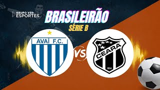 AVAÍ X CEARÁ  AO VIVO [upl. by Llecrep606]