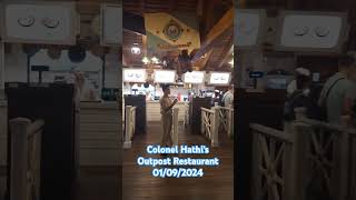 shorts Colonel Hathis Outpost Restaurant DisneylandParis [upl. by Otina]