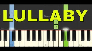 Lullaby  EASY Piano Tutorial  Johannes Brahms [upl. by Flann592]