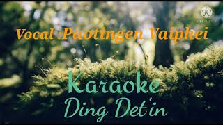 Paotingen Vaiphei  Ding Detin Karaoke [upl. by Yeneffit]