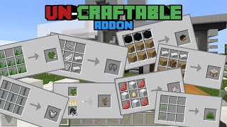 Uncraftable Addon Showcase  New update for 119  Minecraft Bedrock [upl. by Orit]