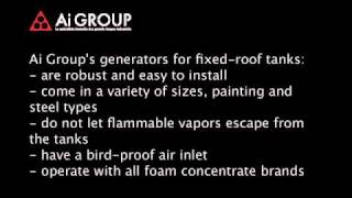 Fixed Roof Tank Foam Generator  Déversoir à Mousse pour Bac à Toit Fixe [upl. by Moishe]