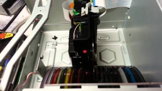 Inside a Pioneer PDF605 25 Disc CD Changer [upl. by Airlee929]