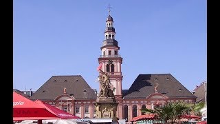 Places to see in  Mannheim  Germany  Marktplatz [upl. by Aisila146]