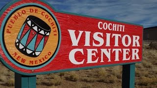 COCHITI VISITOR CENTER NEAR SANTA FE NM amp Tent Rock Monument [upl. by Anesuza]