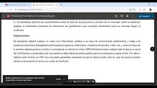 1a Evaluación Instrucciones [upl. by Mehcanem]