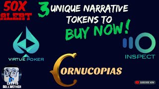 50X Altcoins to BUY Before 2024 Bull run Cornucopias COPI Virtue POKER VPP amp Inspect INSP [upl. by Ciel]