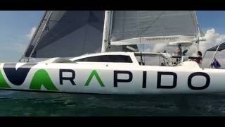 RAPIDO 60 TRIMARAN WORLDS FASTEST CRUISING MULTIHULL [upl. by Llednek]