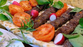 Authentic quotKabob Khoobidehquot in the Oven or Stovetop  Cooking with Yousef [upl. by Pellet386]