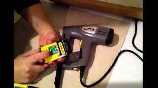 Stanley electric staplerbrad nailer [upl. by Ahsyas]