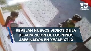 Caminaban hacia la escuela captan momento previo a desaparición y muerte de menores en Morelos [upl. by Madeleine]