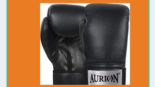 UNBOXING OF BOXING GLOVES  AURION BEST QUALITY  BY U GURU [upl. by Akenna623]